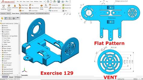 solidworks practice parts sheet metal|sheet metal drawing practice pdf.